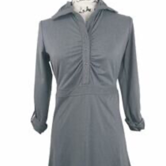 TEHAMA Charcoal Long Sleeve Dress - Picture 3 of 4